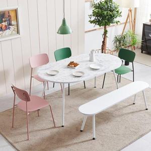 오블 LPM 타원형 6인 식탁 테이블