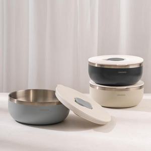 오리지니크 보온보냉 스텐 샐러드볼 2개세트