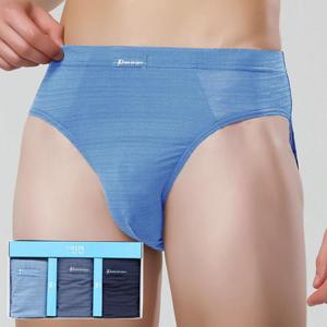 [제임스딘]제임스딘 시원한 냉감 인견 남자 삼각 팬티 3매 세트 JHMPZZ09