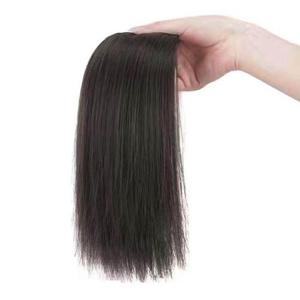 여성용 부분 가발 블랙 브라운 정수리 옆머리 뒷머리 WBBF1B7