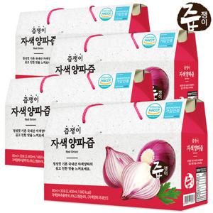 즙쟁이 자색양파즙 4박스 120포