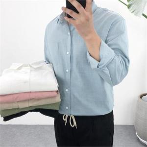 [엠클로]오버핏 네츄럴 베이직 여름 린넨셔츠