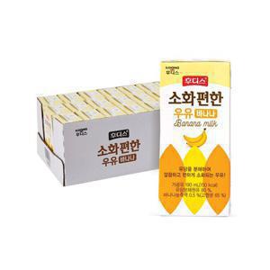 일동후디스 소화 편한 우유 바나나 190ml 24팩