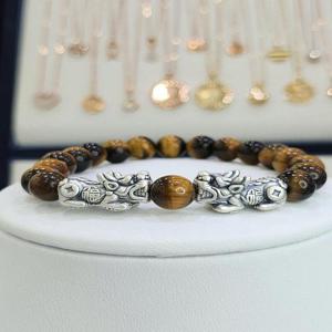 [파이치치]순은/전체실버925 비휴&호안석 8mm 뱅글팔찌 SH12SBB-1273- 호안석