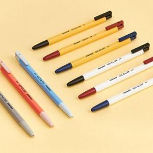 모나미 153 클립 볼펜 0.5 0.7 1.0 필기펜 (WE3BE2C)