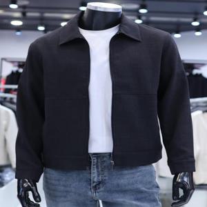 [STCO]STCO SS 여름 텍스쳐 폴리 트러커 점퍼 F1SJP25202