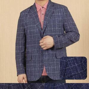 [중년의품격] 중년 남자 봄/여름 고급 윈도우페인 체크 콤비 신사 자켓