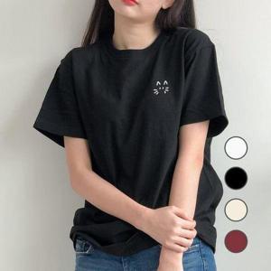 [셀러허브_여성트랜드패션]여성반팔면티 라운드 티셔츠