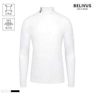 [빌리버스]빌리버스 골프웨어 남자 반목폴라 티셔츠 BGLT008  하프넥 긴팔티