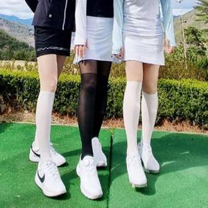 여성골프스타킹 사계절 투톤 자외선 차단 골프스타킹