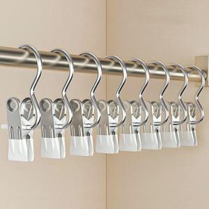 모자집게 옷장 바지 모자 빨래 양말 집게 걸이 10개 WFLACHO