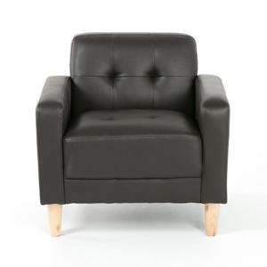 [에보니아] 루비 1인용 쇼파 인조가죽 패브릭 / 1인소파 1인용소파