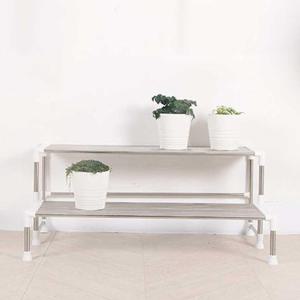 계단식 거실 화분 다이 식물 진열대 2단 베란다 선반