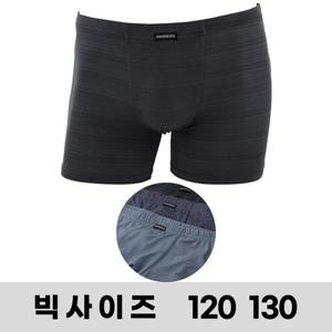 [트라이]남성드로즈팬티 스판 사각팬티 남즈로즈 큰 120 130 사이즈 팬티 3매