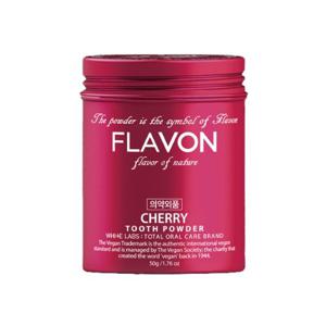 플라본 프리미엄 비건 가루치약 체리 50g