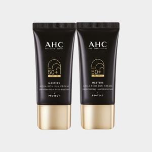 [AHC] 마스터즈 아쿠아리치 선크림 듀오세트(30ml)