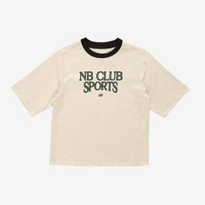 뉴발란스 키즈 7부 로고 티셔츠 BB NK9BF3101U 39 AC BU