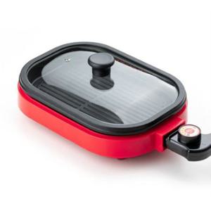 [클래파] 1인 혼밥 미니 전기그릴 쿠커 BDG-40P (유리뚜껑포함)