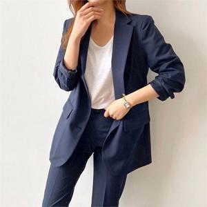 여성 자켓 일자 슬랙스 팬츠 정장 세트 셋업 슈트