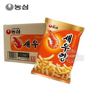 농심 박스 새우깡 90g 20입 과자 간식 군것질