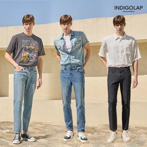 [인디고랩] 남성 여름 씬라이트 쿨데님 팬츠 (ver3) 3종