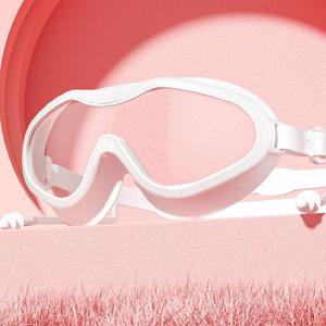 [옷자락]남자 여자 안티포그 와이드뷰 수경 고글 수영 안경