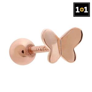 [셀럽하우스]14K GTJVEUBK 골드필드 나비 피어싱 (한쪽판매) 1+1