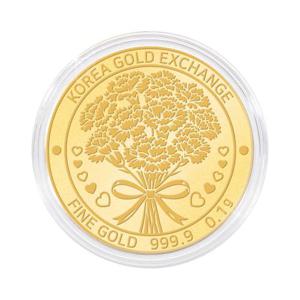 한국금거래소 순금 카네이션 코인(메달) 0.1g