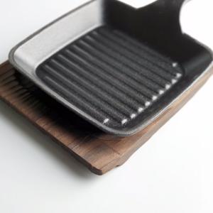 무쇠 원형 주물팬 손잡이 라인서버(중) 15cm