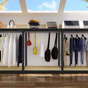 슈랙엣홈 무볼트 조립 수납 옷걸이 행거 1200X500X2100 행거봉1개 + 조립망치