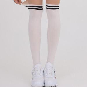 [지니골프]투톤 고탄력 삼선타이즈