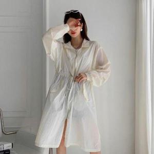 [다잇템]여자 환절기 집업 SS 롱야상 윈드브레이커 자켓