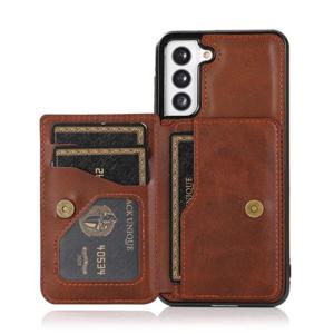 갤럭시S25 FE 케이스/S731 레트로 가죽 포켓 범퍼케이스