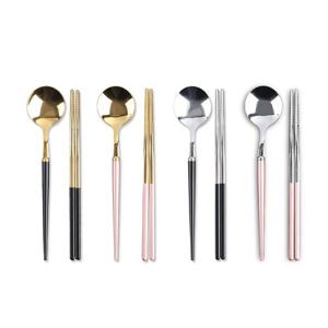 무음 도시락 수저세트 / 스텐304 / 케이스파우치포함