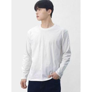 [빌리버스]남자 면 무지 긴팔 티셔츠 WS220