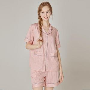 [BYC 본사] 면 레이온 반팔 여성잠옷 NRZ1017