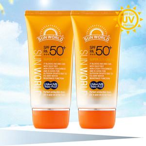 썬월드 수퍼 썬크림 80ml 2개 / SPF50+ PA+++ 워터프루프 기능성