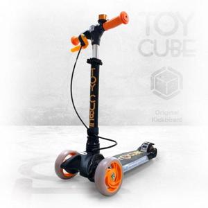 세발킥보드 유아 티큐브 블랙 1P 접이식 LED 씽씽이