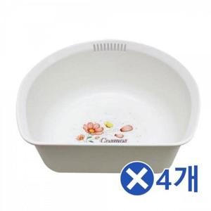 플라스틱 씽크대야 대x4개 싱크바가지 씽크대