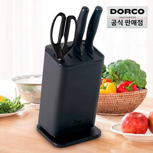 도루코 뉴베이직 항균칼블럭 4종세트 [식도+과도+주방가위+칼블럭]/선물세트/칼세트