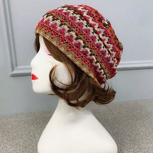 [애슬릿] 국내 생산 여성 여름 뜨개 얇은 비니 모자