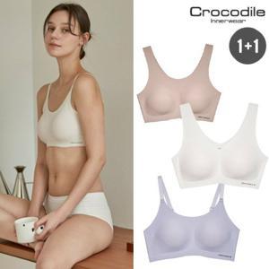 ★브라1+1★[[크로커다일] 라이크라쉘론 패드일체형 U넥/V넥/스트랩 브라 1+1 택 1