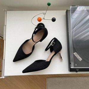 [제이시]제이시 여자 스트랩 미들힐 7cm 메리제인 하이힐 K101