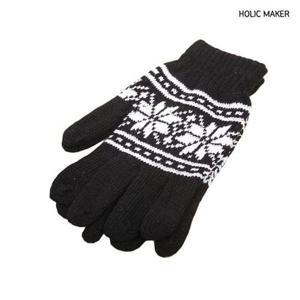 홀릭메이커 겨울 노르딕 폰터치 털장갑 HDM0011 (WFGCW4M)