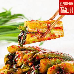 전라도할매 국내산 원재료로 주문 즉시 제조하는 프리미엄 오이부추김치 3kg