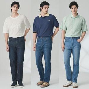 [뱅뱅]26SS 남성 여름 라이크라 스트레이트 데님 3종