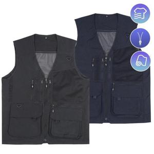 [노블진]남성조끼 여름 망사 멀티포켓 쿨 빅사이즈 여름베스트