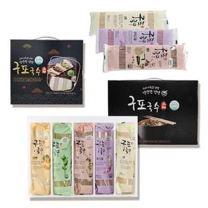 옛날 구포 국수 선물세트 600g 삼색국수 답례품 메밀국수 고구마 국수 소면