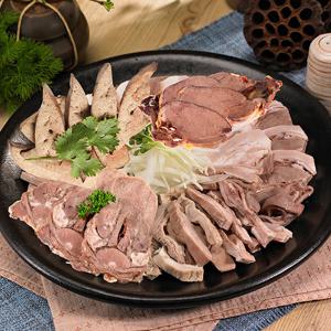 돼지모듬내장수육300g4팩1.2kg(간,허파,염통,오소리 감투)국내산