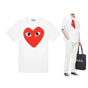 꼼데가르송 하트 와펜 반팔 티셔츠 AZ-T026-051-2